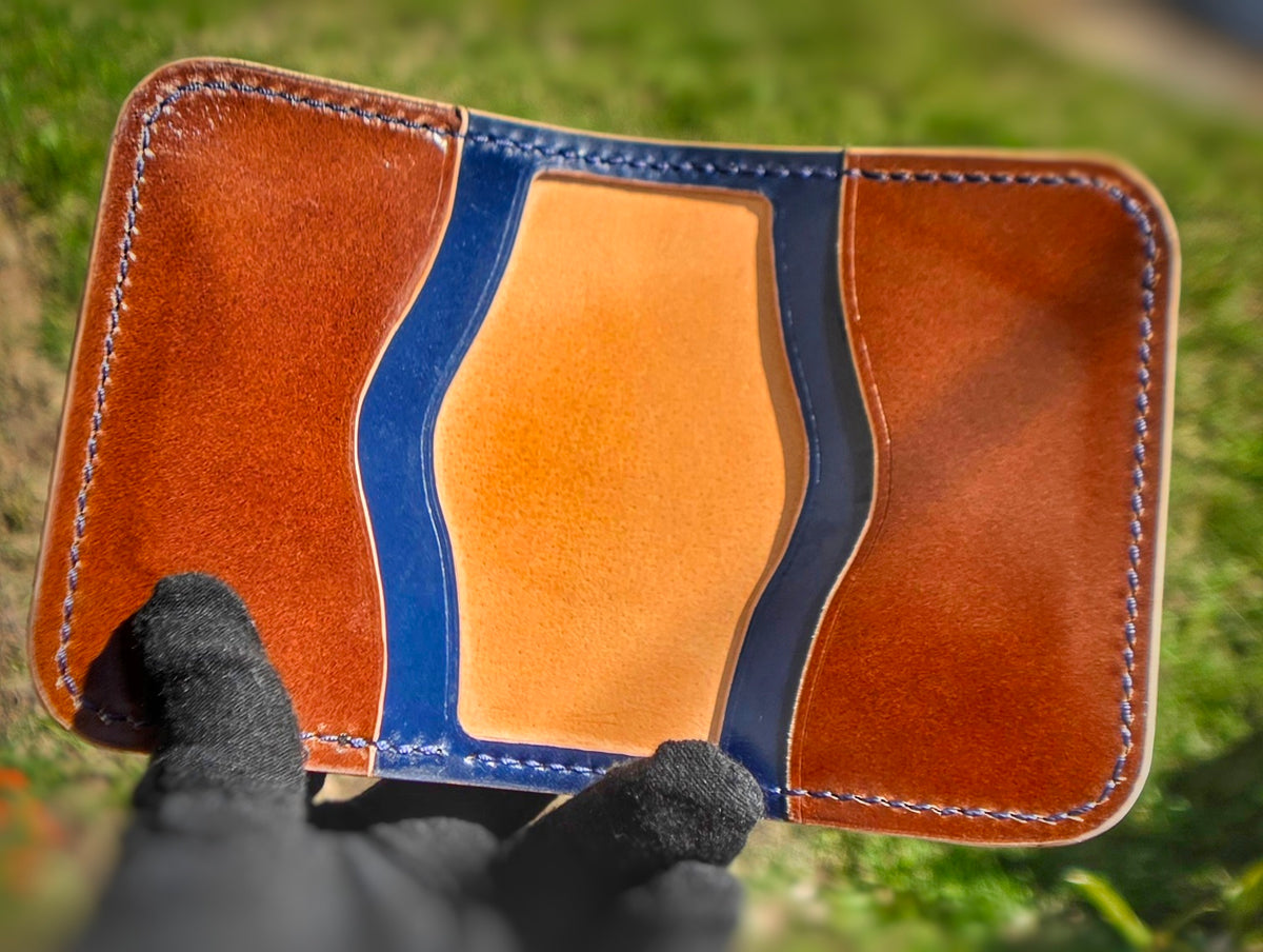 Cape Islander — Blue Nocturne Shell Cordovan Wallet