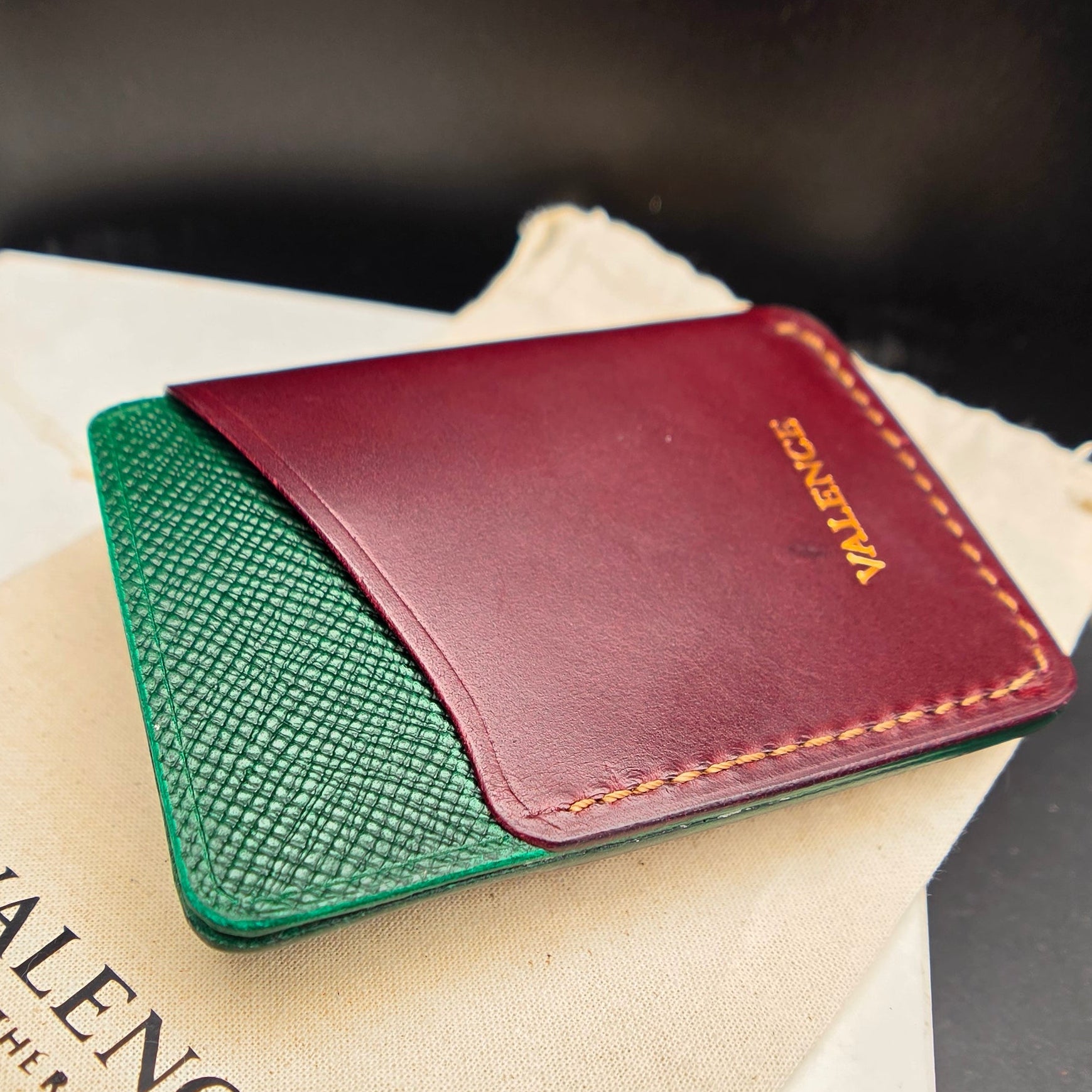 Azimuth — Green Hatch Buttero & Bordeaux Buttero