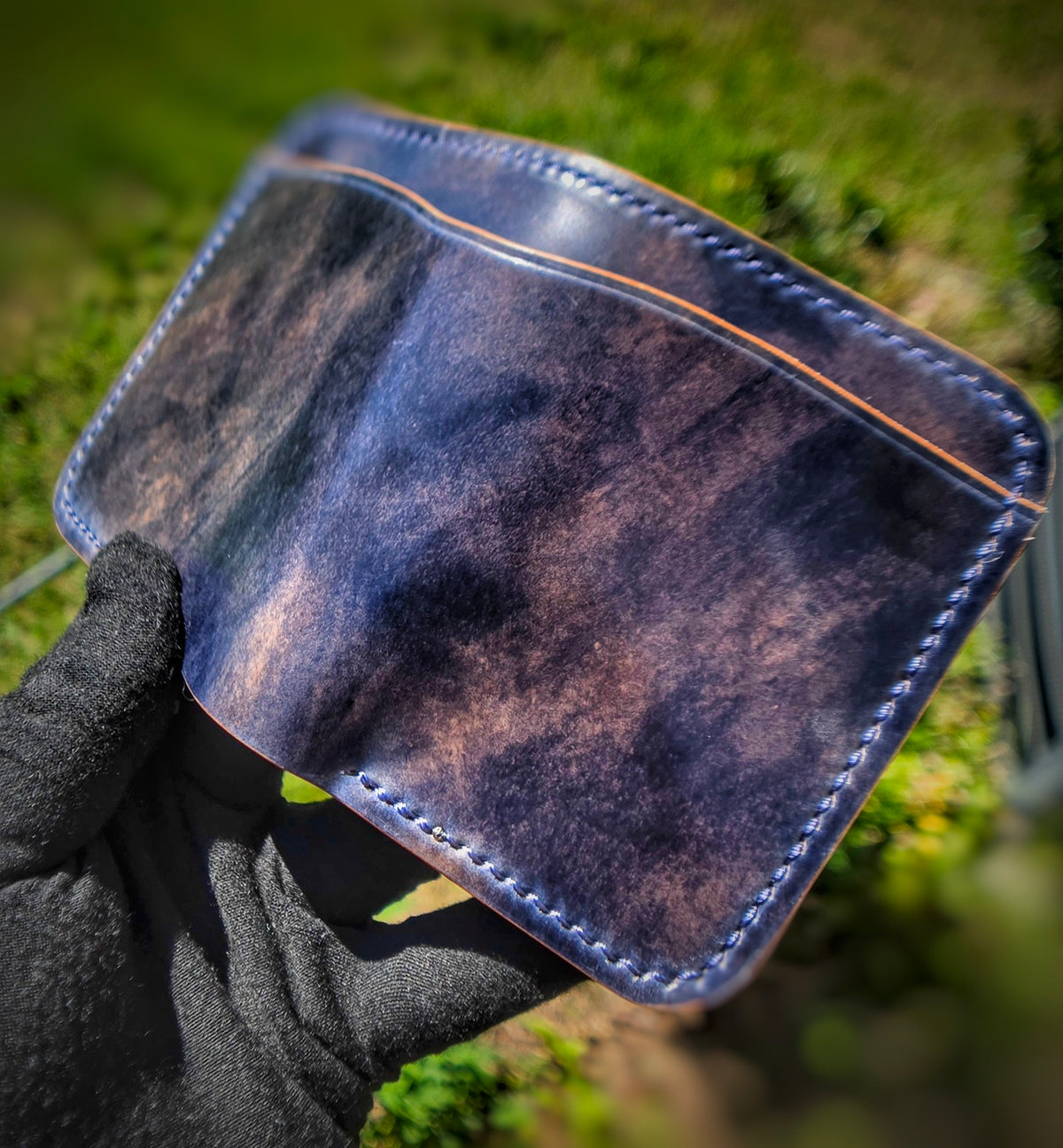 Cape Islander — Blue Nocturne Shell Cordovan Wallet