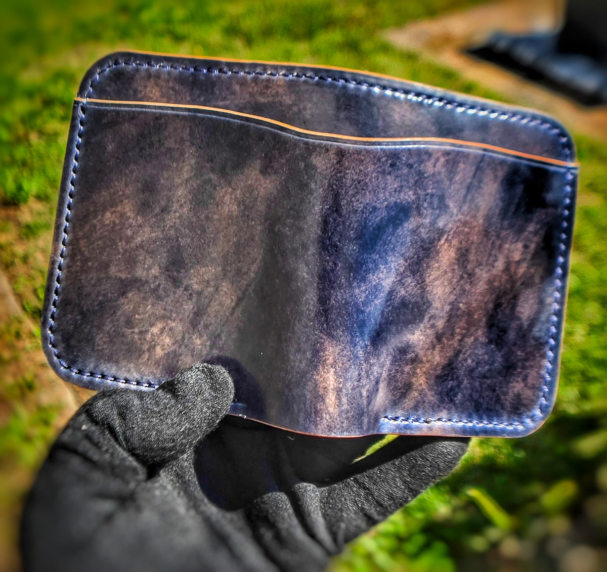 Cape Islander — Blue Nocturne Shell Cordovan Wallet
